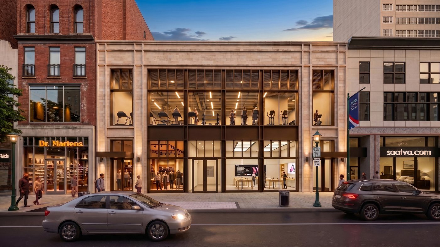 Rendering of the new development at 1706–1710 Walnut Street
